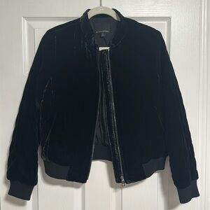 Banana Republic Velvet Bomber Jacket